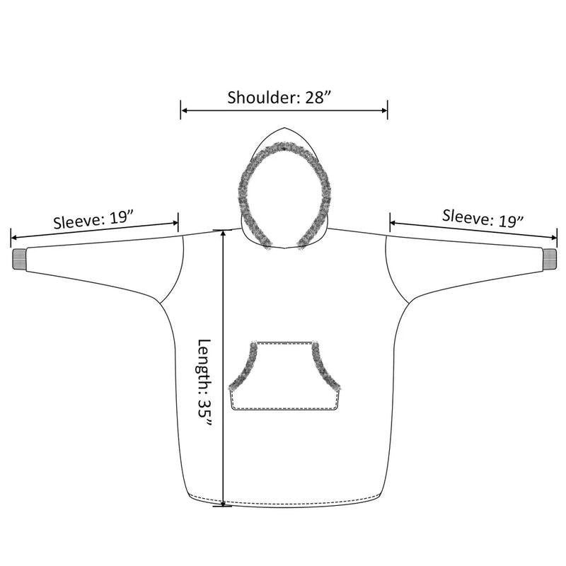 Cozywear - Wearable Blanket, Oversized Hoodie, Sweatshirts, Blanket, Sherpa Fleece Double Sided Luxury Hooded Blanket for Adults Men Women, Oversized Hoodie Blanket Womenswear Essential Sweaters Tops Underwear Lady Long Sleeve Vneck Winter Hoodie