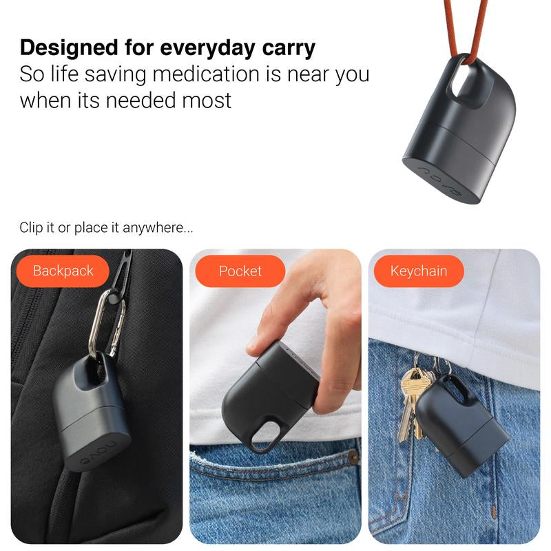 Nove Emergency Nasal Spray Carry Case/Keychain